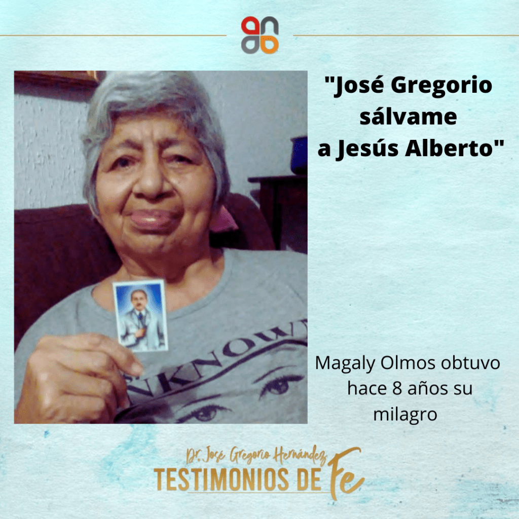 “José Gregorio salváme a Jesús&nbsp;Alberto”