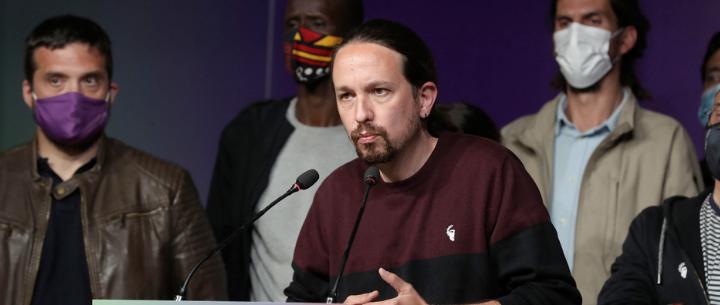 Pablo Iglesias abandona la política tras derrota en&nbsp;Madrid