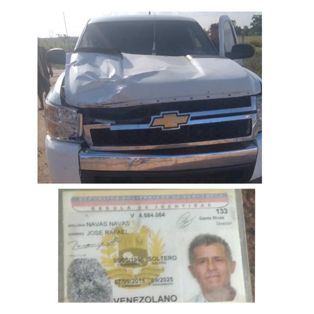 Murió sexagenario que fue arrollado en la vía a&nbsp;Pariaguán