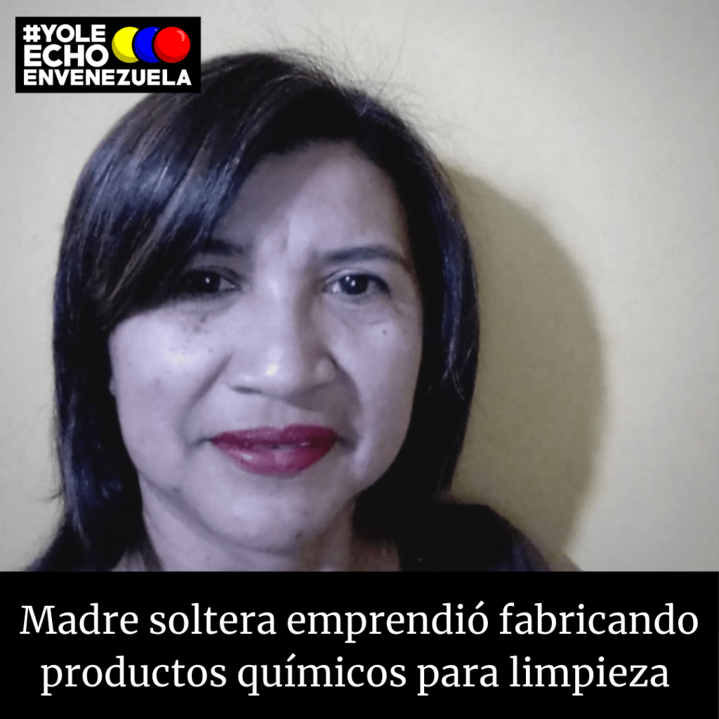 Madre soltera emprendió con fabricación de productos de&nbsp;limpieza
