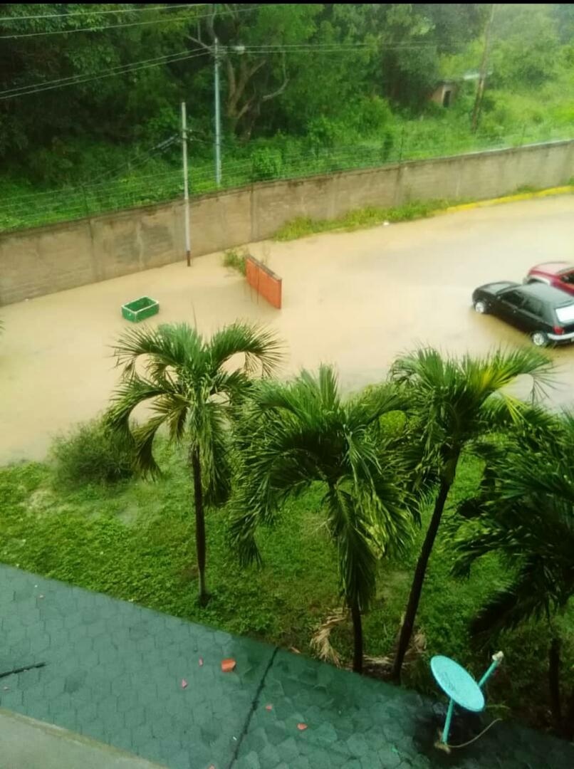 Reportan que río afecta estacionamiento en el Moriche de&nbsp;Barcelona