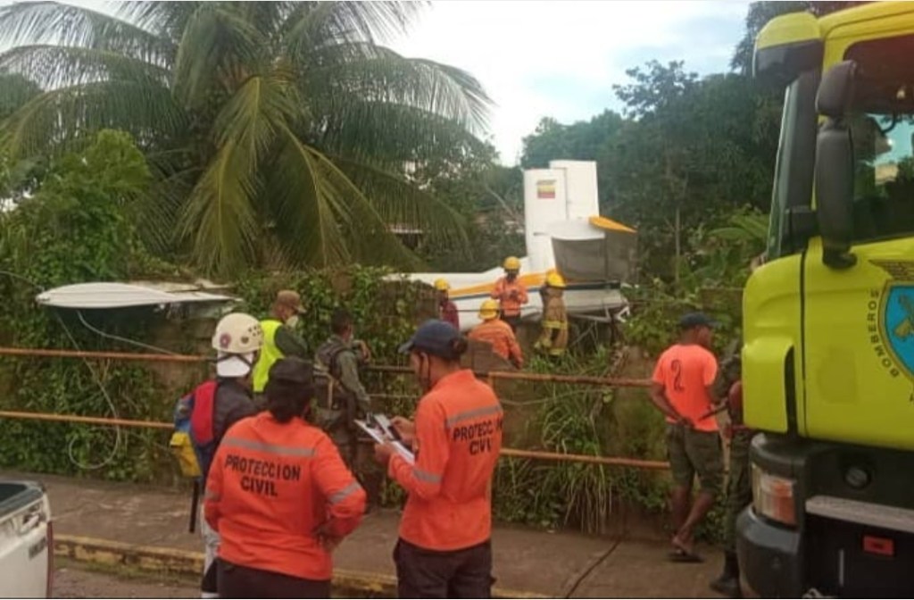 Avioneta cayó en el patio de una casa en&nbsp;Maturín