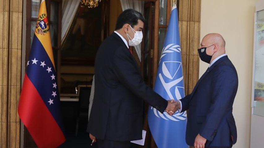 Maduro y el fiscal de la CPI sostuvieron un encuentro en&nbsp;Caracas