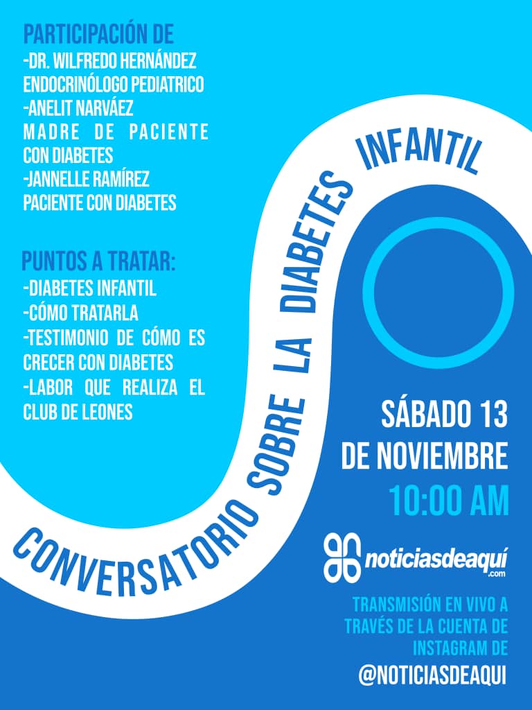 ¿Diabetes Infantil?,  no te pierdas nuestro Live este 13 de&nbsp;noviembre