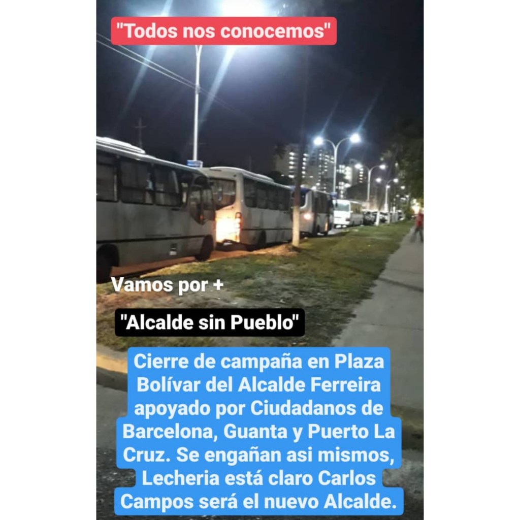 Denuncian derroche de «miles de dólares» en cierre de campaña en&nbsp;Lechería