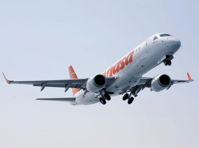 Conviasa asegura que el avión con derrame de aguas residuales no pertenece a su&nbsp;flota