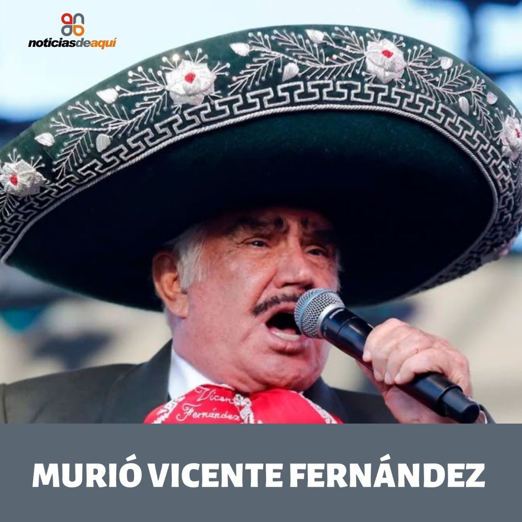 Murió Vicente Fernández