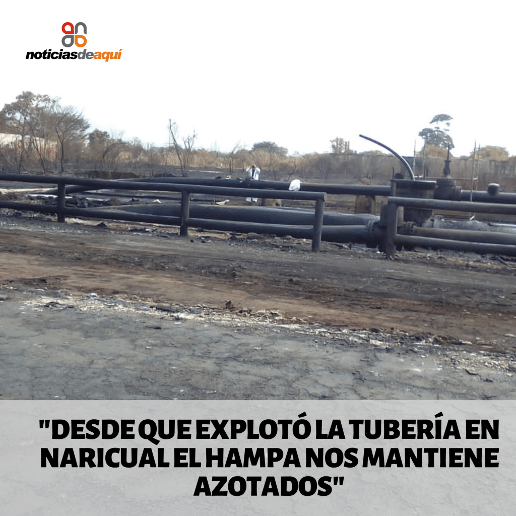 «Desde que explotó la tubería de gas en Naricual el hampa se&nbsp;desató»