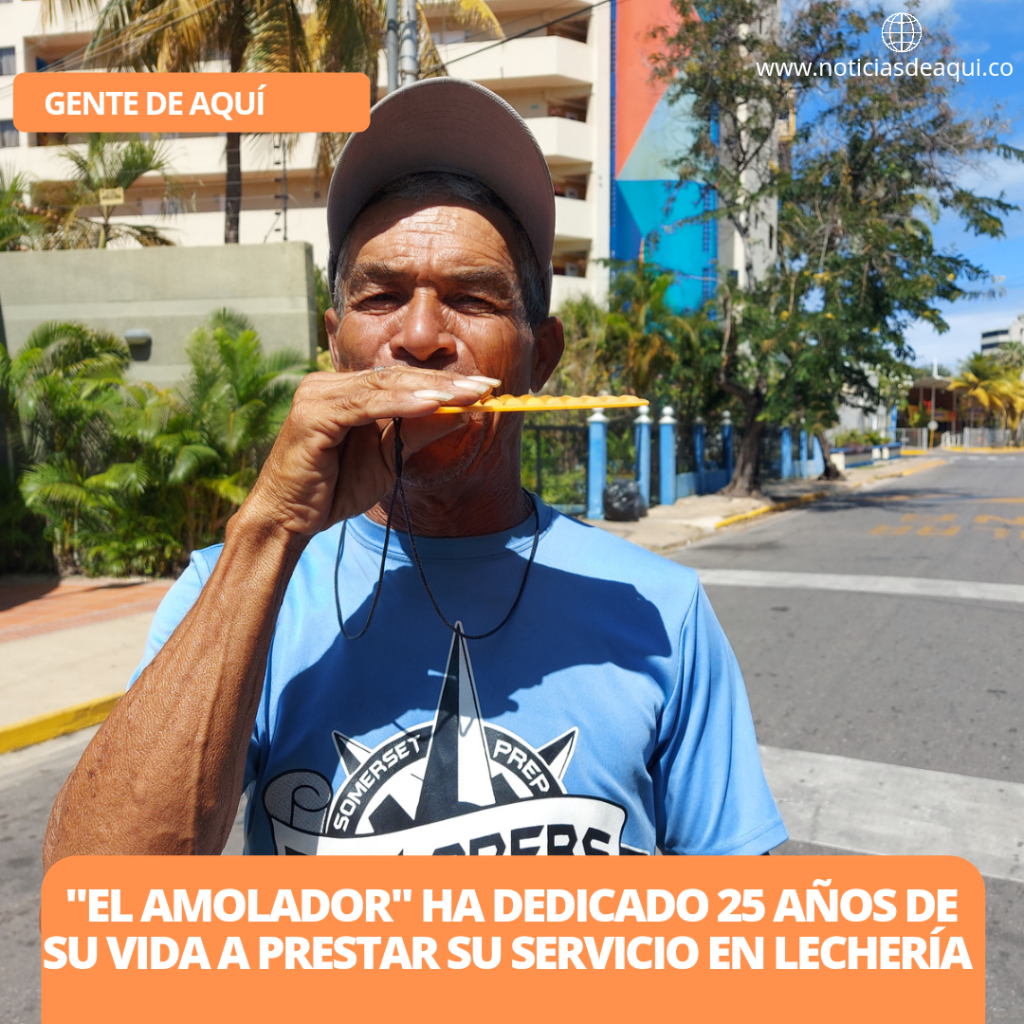 «EL amolador» tiene 25 años recorriendo calles de Lechería para ofrecer sus&nbsp;servicios