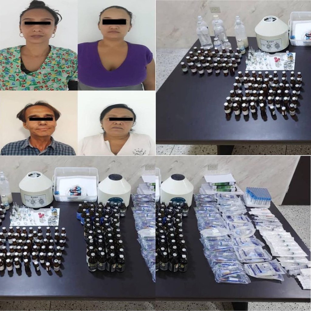 Detenidas cuatro personas por agrandar glúteos con sustancias&nbsp;vencidas