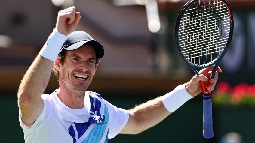 Andy Murray celebró en Indian Wells su victoria&nbsp;700