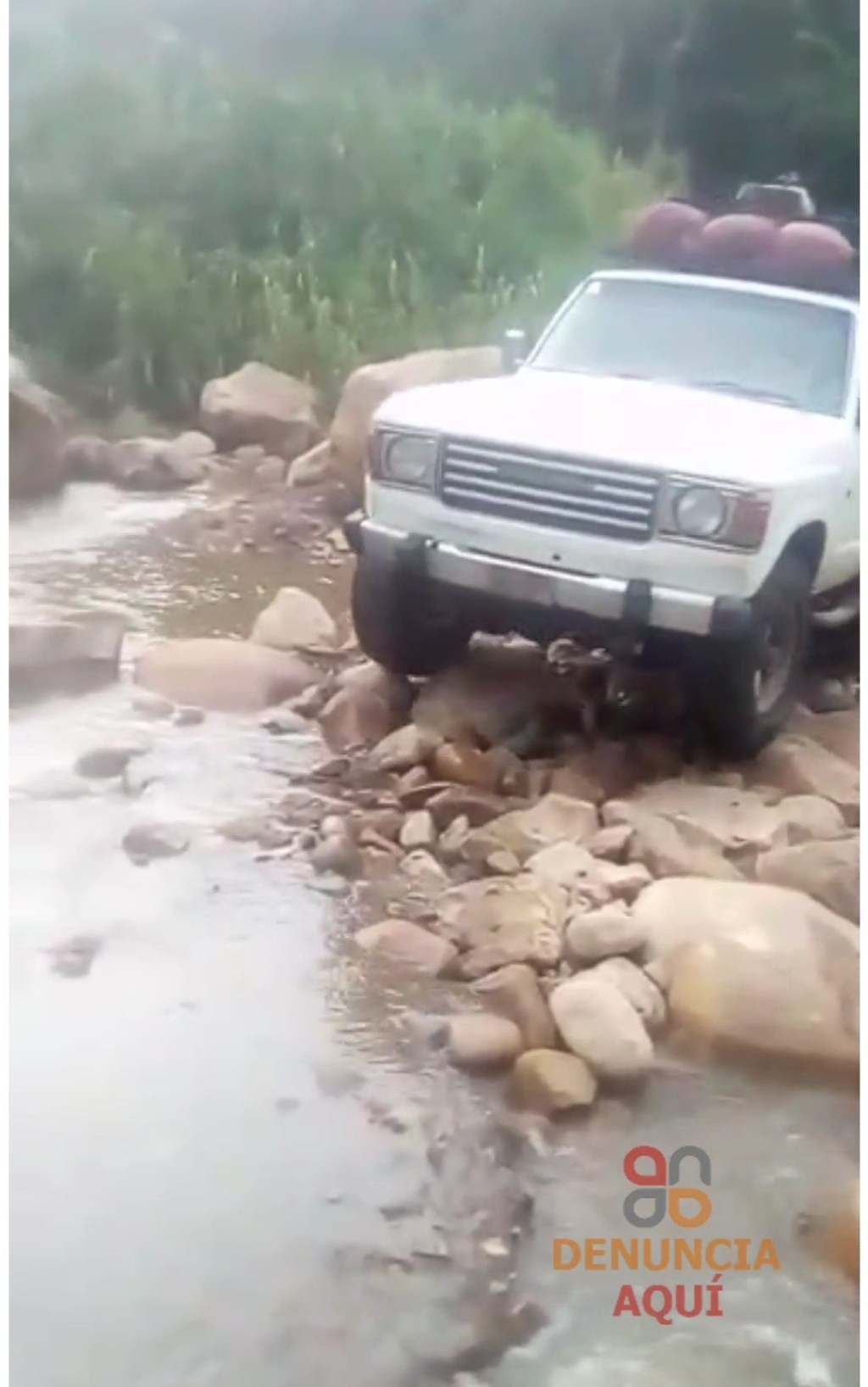 Colapsada vía hacia Mundo Nuevo en Anzoátegui&nbsp;(Video)