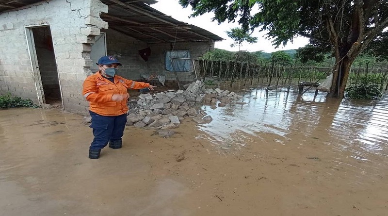 Lluvias afectan a familias en&nbsp;Lara