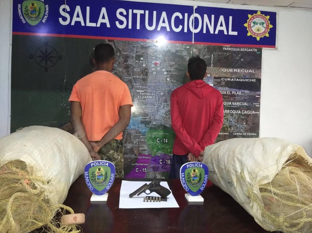 Aprehendidos dos sujetos implicados en hurto y porte&nbsp;ilícito
