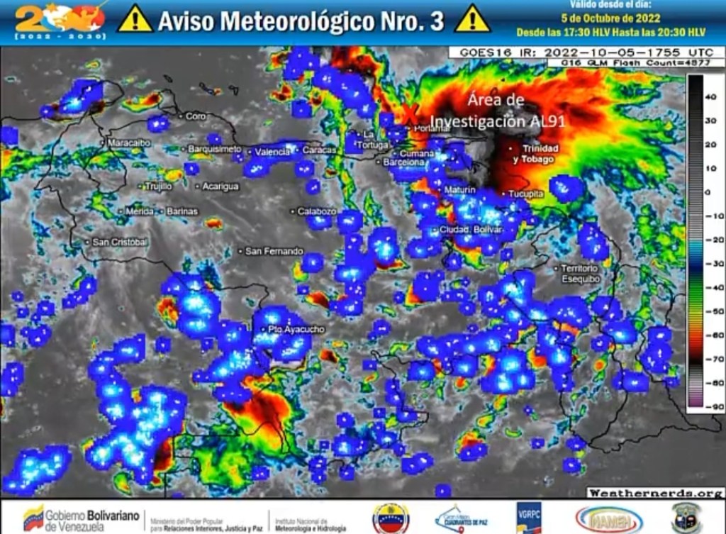 Pronostican fuertes lluvias durante las próximas 24 horas en varios estados del&nbsp;país