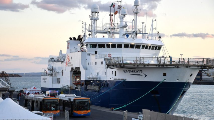 Italia permitió el desembarco de los inmigrantes del Geo Barents de&nbsp;MSF
