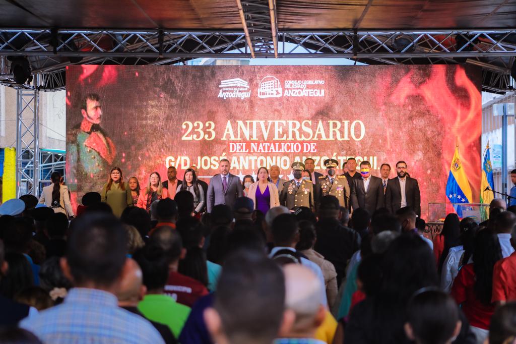 Conmemoran 233 años del natalicio de José Antonio&nbsp;Anzoátegui