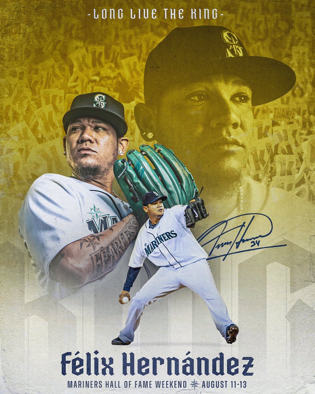 Félix Hernández será exaltado en el Salón de la Fama de&nbsp;Marineros