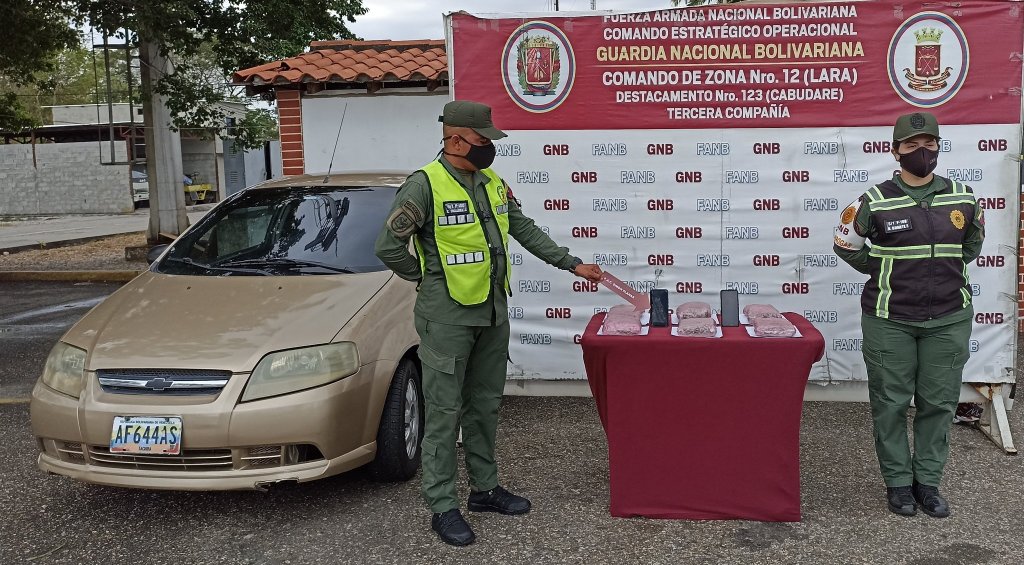 Detenidos un inspector del Cicpc y un comerciante con seis panelas de presunta&nbsp;droga