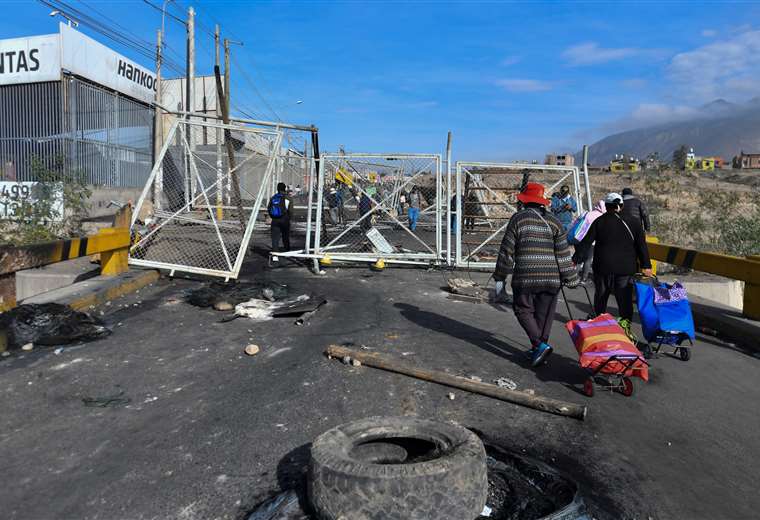 Protestas causan escasez de alimentos en zonas de&nbsp;Perú