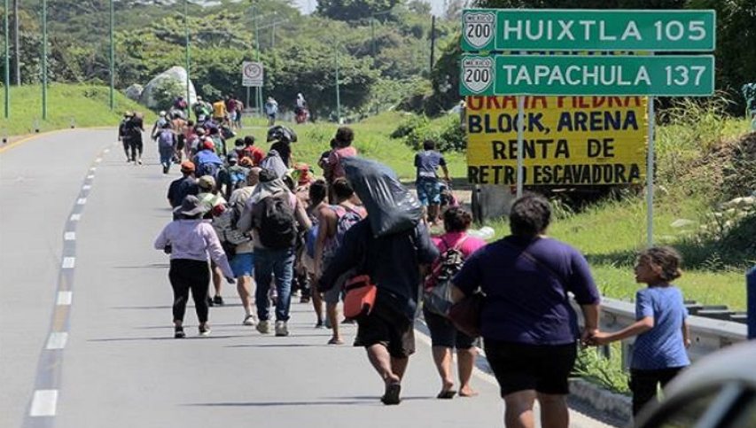 Migrantes desisten de Caravanas y se entregan en la&nbsp;frontera