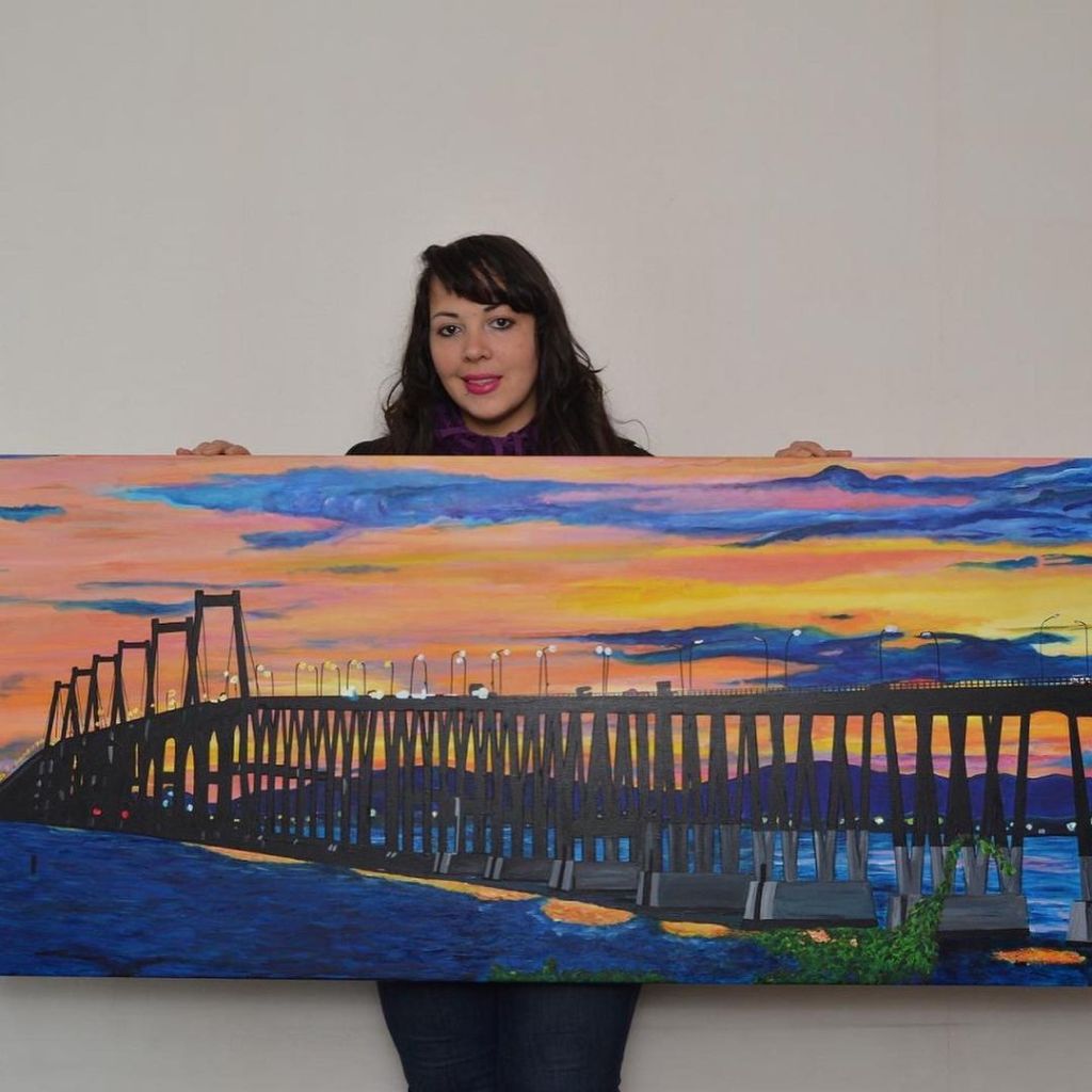 Venezolana comenzó haciendo piezas recicladas hace 5 años y actualmente inauguró una exposición de arte en&nbsp;Chile