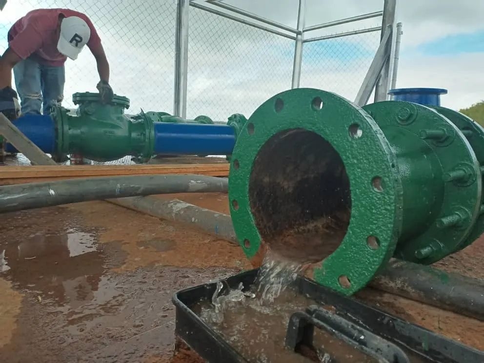 Avanzan trabajos para garantizar suministro de agua en Ciudad&nbsp;Orinoco