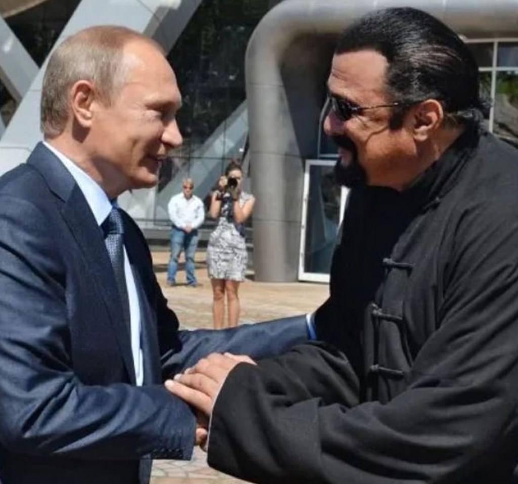 Putin condecorará al actor estadounidense Steven Seagal con la Orden de la&nbsp;Amistad
