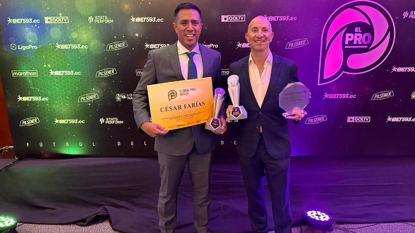 César Farías logró premio al mejor técnico de la liga de Ecuador&nbsp;2022