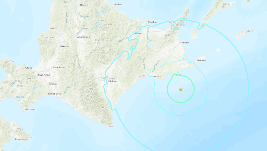 Un sismo de magnitud 6,1 sacudió la región de Hokkaido,&nbsp;Japón