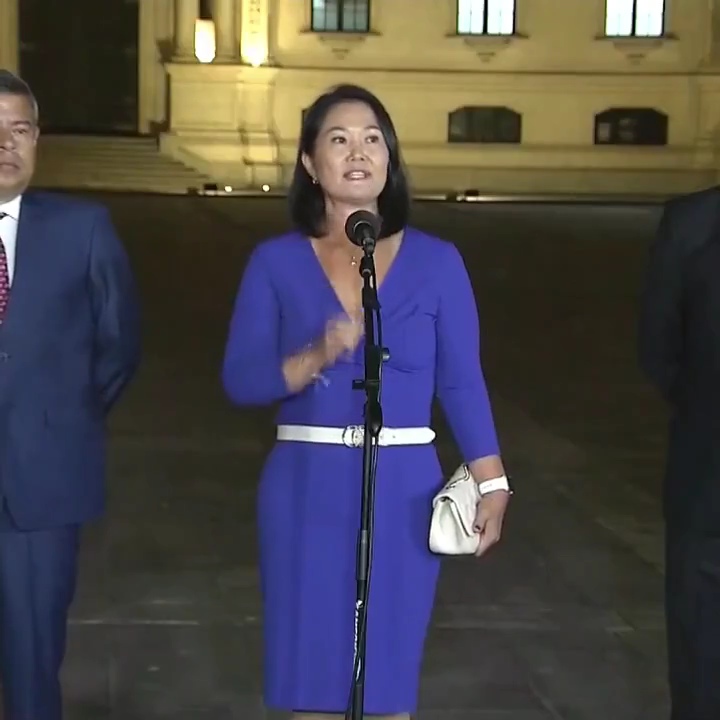 Keiko Fujimori a Petro: “Pido públicamente que no meta su nariz roja en el&nbsp;Perú”