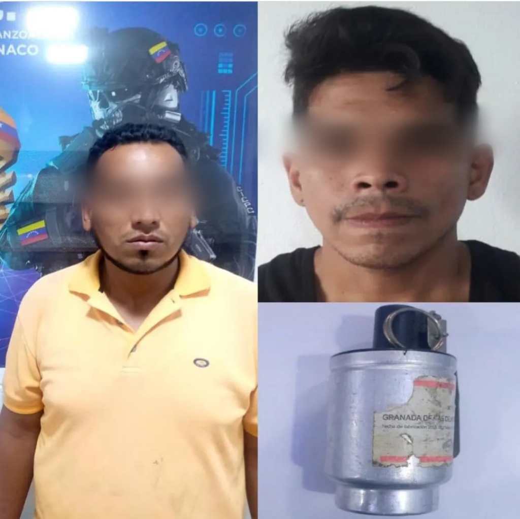 Capturados dos sujetos en Anaco por amedrentar con un artefacto&nbsp;explosivo