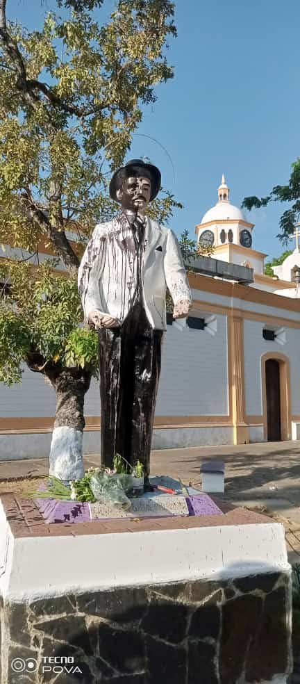 Vandalizaron una estatua de José Gregorio Hernández en&nbsp;Guárico