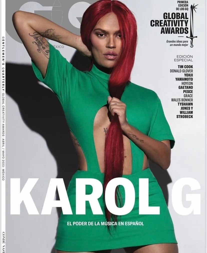 Karol G hizo pública su inconformidad con los retoques hechos a su fotografía en la portada de GQ&nbsp;Magazine