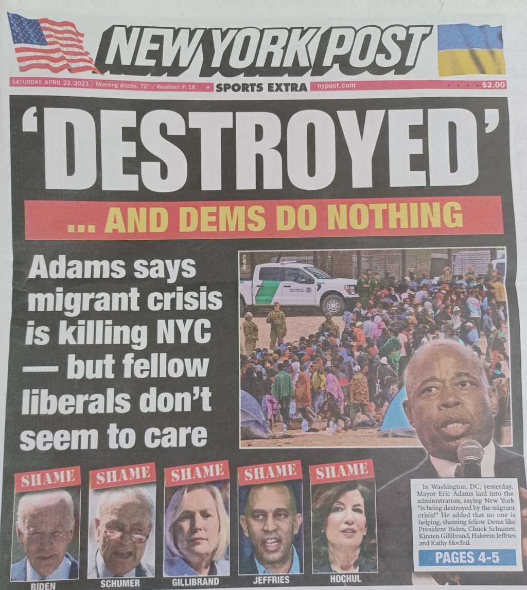 Alcalde de Nueva York asegura que esa ciudad fue “destruida” por la crisis&nbsp;migratoria