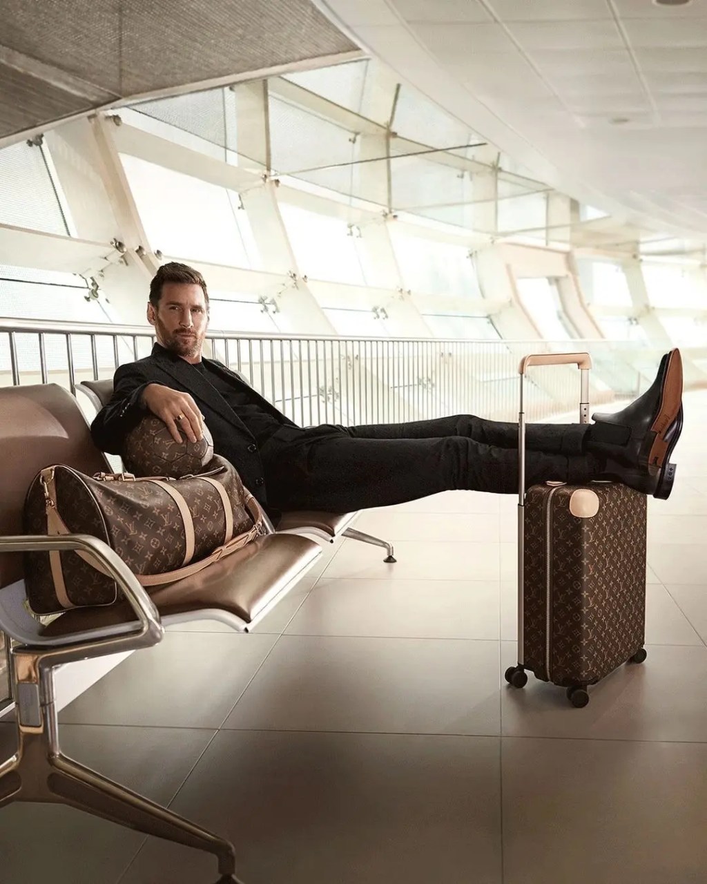 Lionel Messi protagonizó una campaña de la famosa marca Louis&nbsp;Vuitton