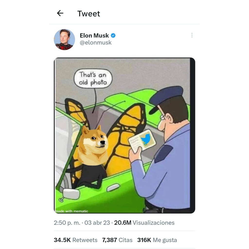 Criptomoneda dogecoin dispara su valor tras uso de su imagen en&nbsp;Twitter