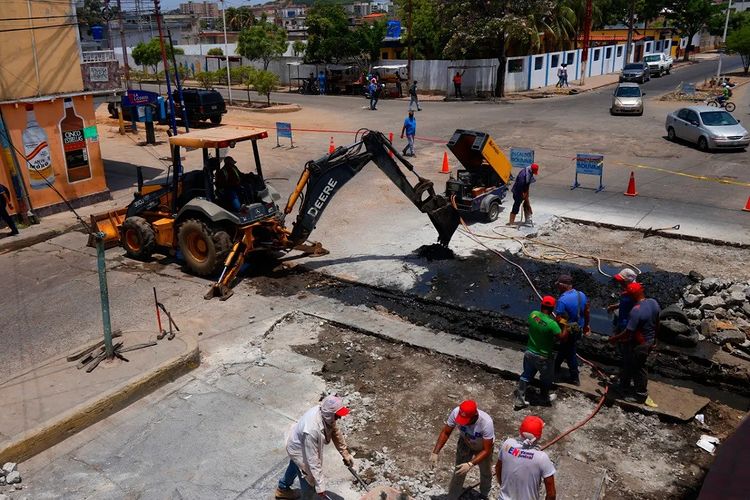 Inician los trabajos de rehabilitación integral en intersección de Av. Rotaria y Raúl&nbsp;Leoni