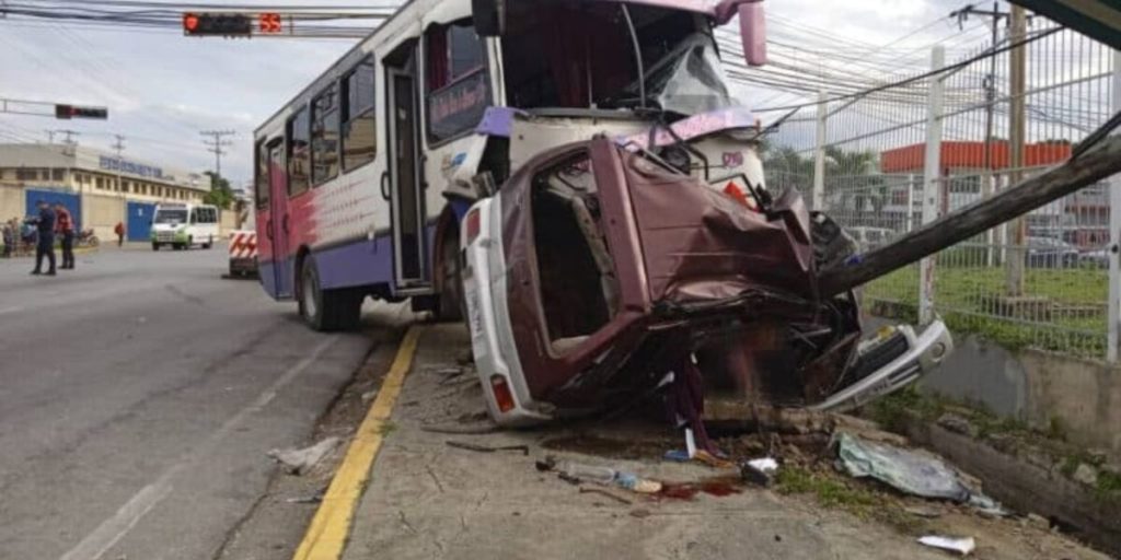 Tres personas fallecidas y 8 heridas tras accidente de tránsito en&nbsp;Aragua