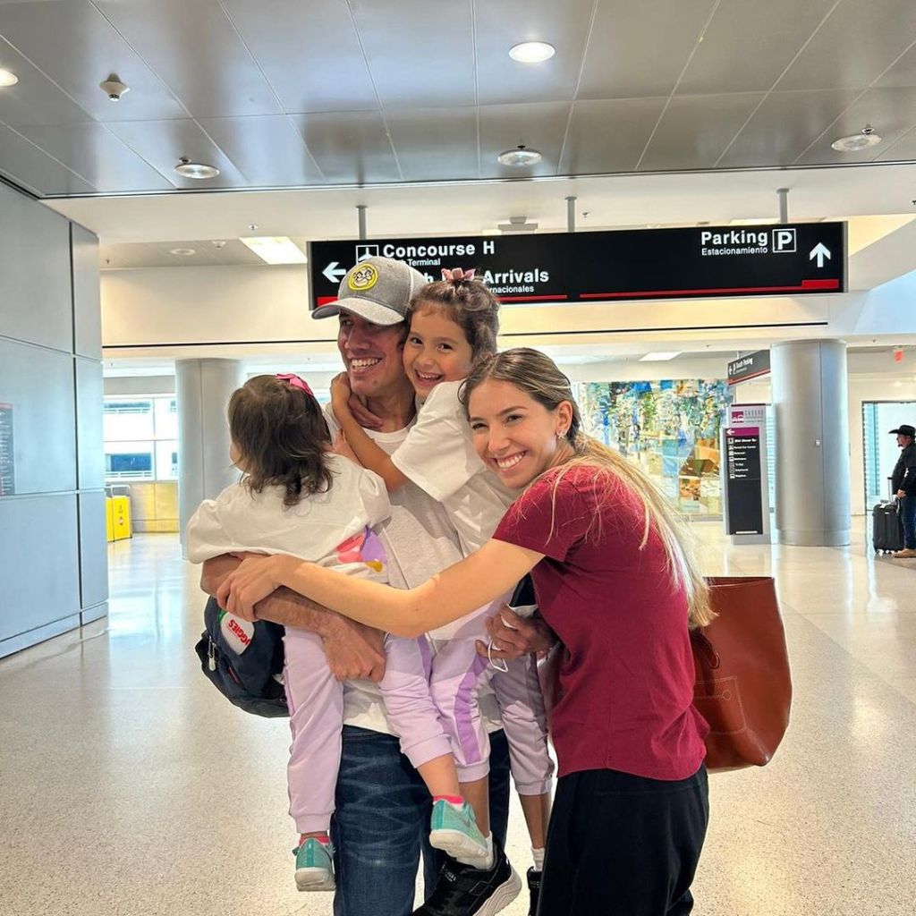 Guaidó se encontró en Estados Unidos con su esposa y sus&nbsp;hijas