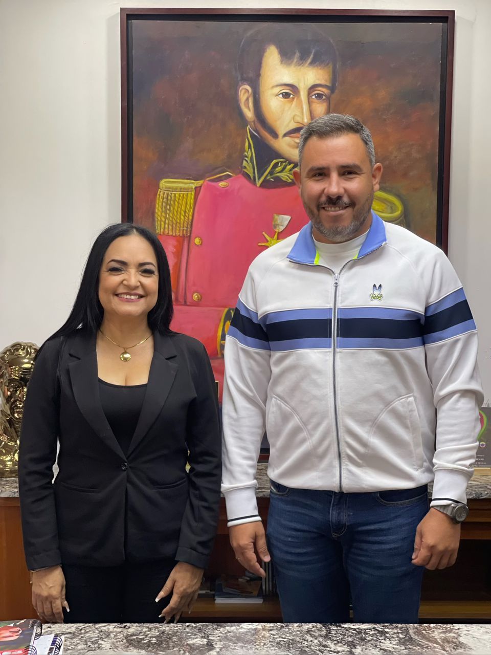 Gobernador Luis Marcano sostuvo encuentro con alcaldesa de El&nbsp;Tigre