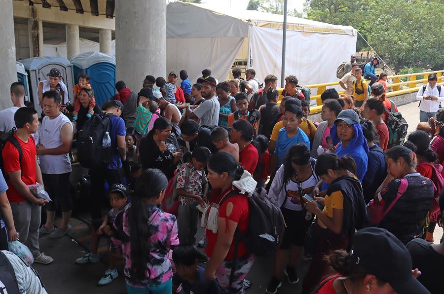 Migrantes varados en la frontera sur de México piden ayuda al&nbsp;Gobierno