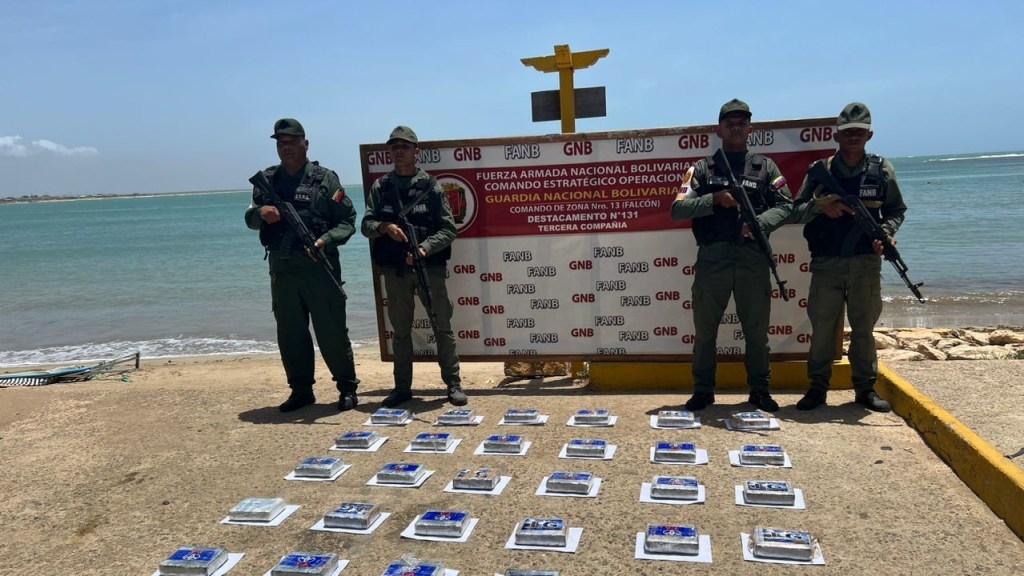 FANB ejecutó incautación de más de 41 kilos de cocaína en el noroeste de&nbsp;Falcón