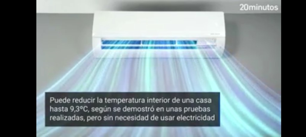 El revolucionario invento que no gasta electricidad, enfría hasta nueve grados y puede jubilar al aire&nbsp;acondicionado