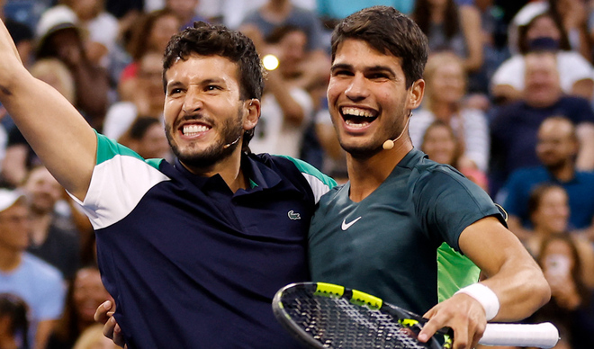 Sebastián Yatra se estrena como tenista en el Abierto de EE&nbsp;UU