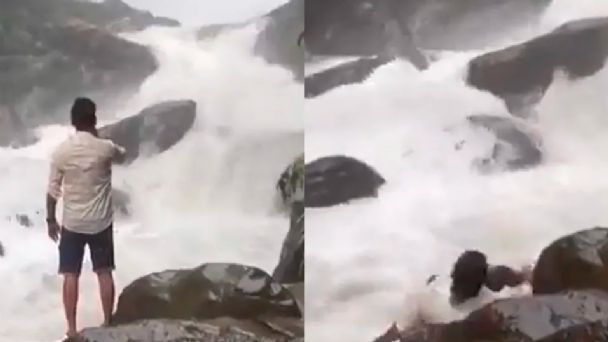 Muere joven tras resbalar en una cascada, todo por grabar video para&nbsp;TikTok