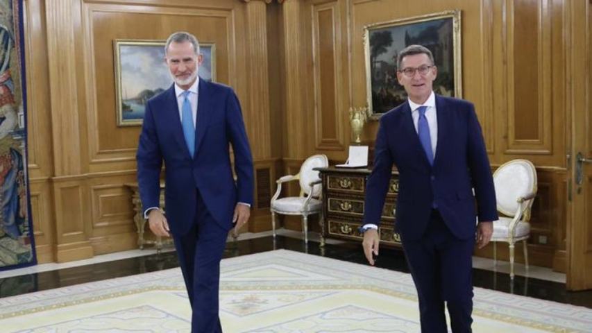 Felipe VI propone a Feijóo candidato a la investidura como jefe del&nbsp;Gobierno