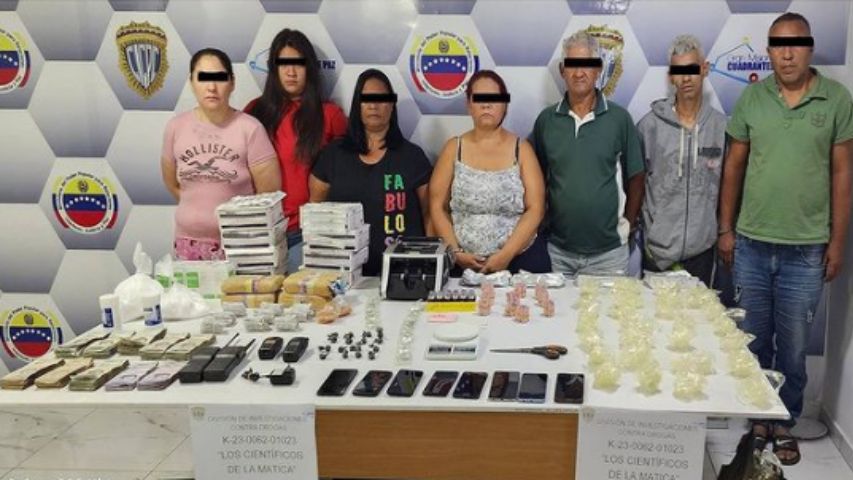 Detienen a siete personas acusadas de tráfico de drogas en&nbsp;Caracas