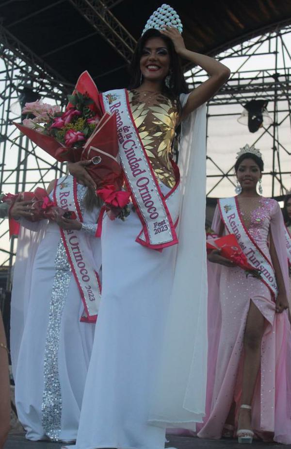 Genimar Fajardo fue coronada Soberana de la Belleza de Ciudad Orinoco Fest&nbsp;2023