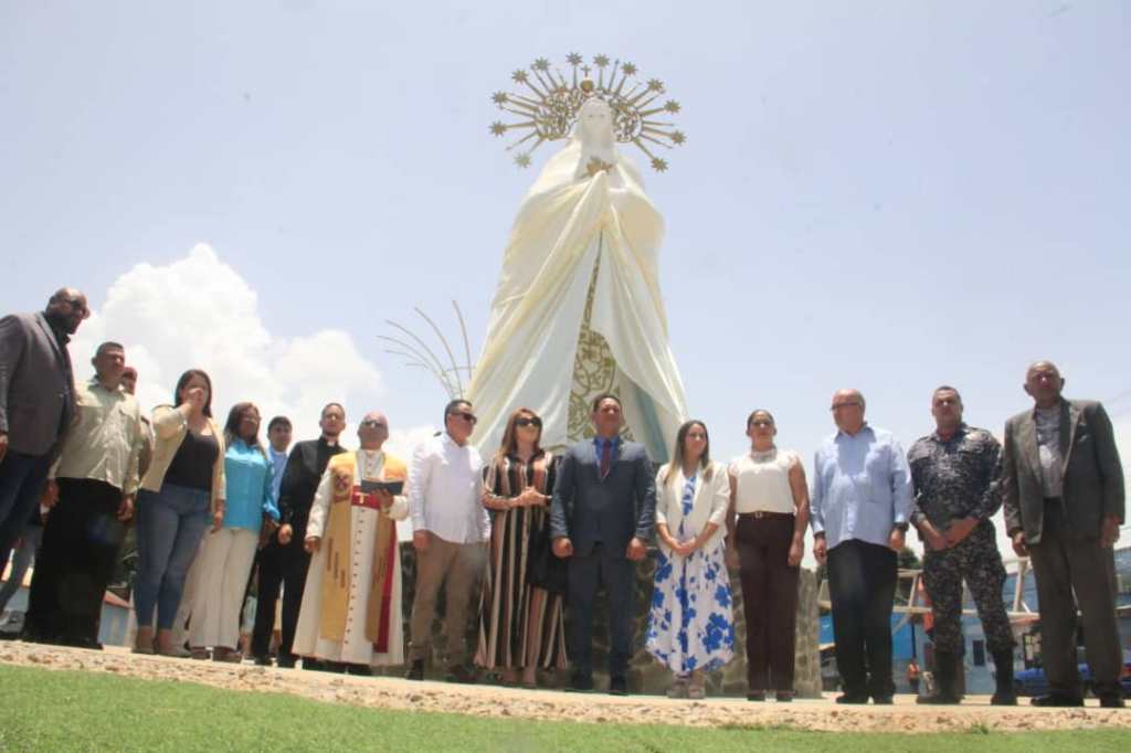 Ciudad Orinoco develó escultura en honor a Nuestra Señora de la&nbsp;Soledad